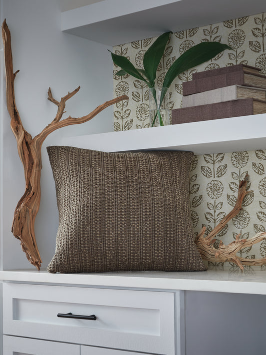 Cassel Furniture Outlet - Ashley Furniture - Landcher Pillows - Pillow (4/CS) / Brown - A1001104