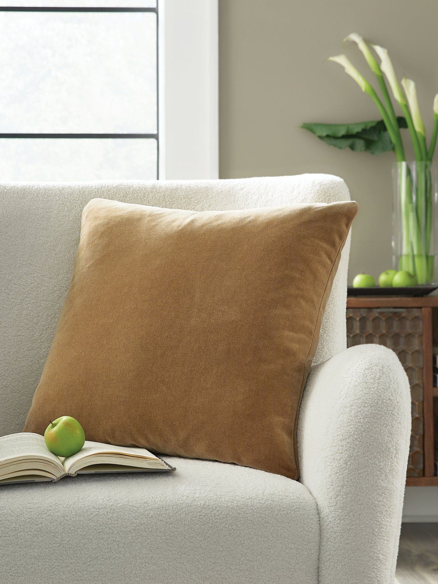 Cassel Furniture Outlet - Ashley Furniture - Jaxkins Pillows - Pillow (4/CS) / Camel - A1001139