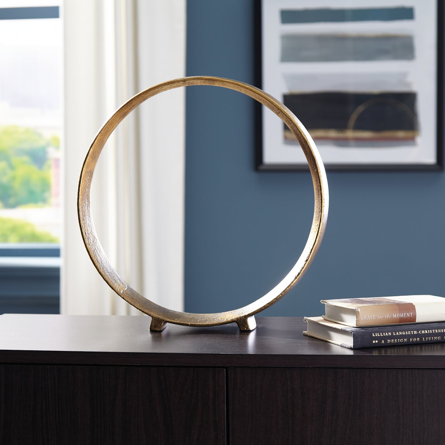 Cassel Furniture Outlet - Ashley Furniture - Ryandale Sculpture - Sculpture (2/CS) / Antique Brass Finish - A2000500