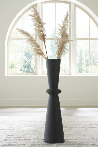 Cassel Furniture Outlet - Ashley Furniture - Collisten Vase - Vase / Black - A2000664