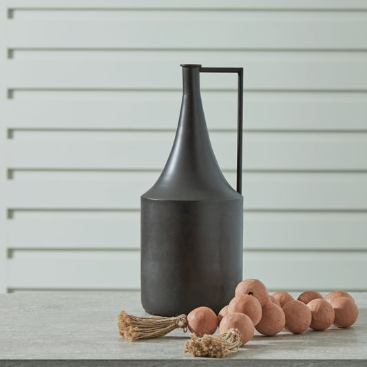 Cassel Furniture Outlet - Ashley Furniture - Zainforth Vase - Vase / Distressed Brown - A2000694