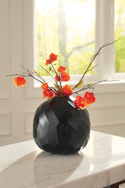 Cassel Furniture Outlet - Ashley Furniture - Ryanford Vase - Vase / Black - A2000717