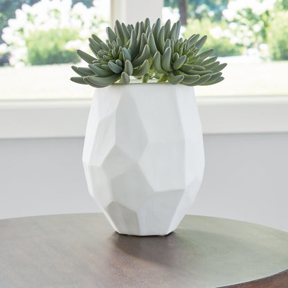 Cassel Furniture Outlet - Ashley Furniture - Karenton Vase - Vase / White - A2000721