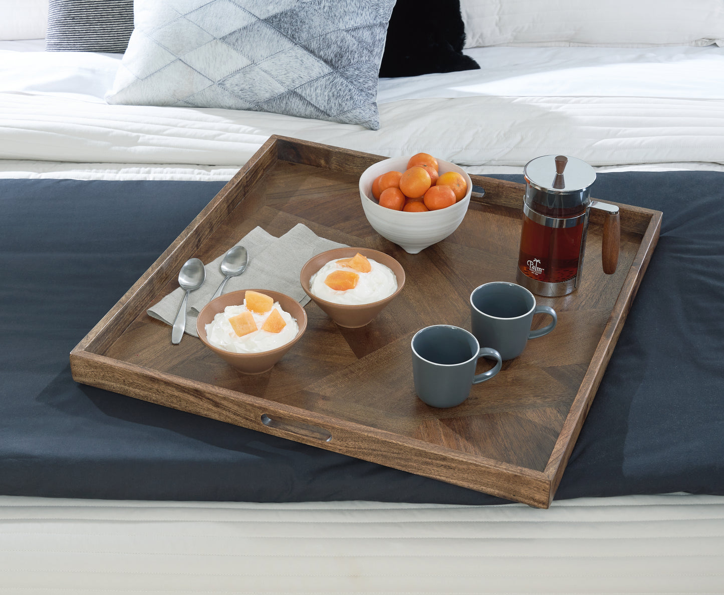 Cassel Furniture Outlet - Ashley Furniture - Heddford Tray - Tray / Brown - A2000722