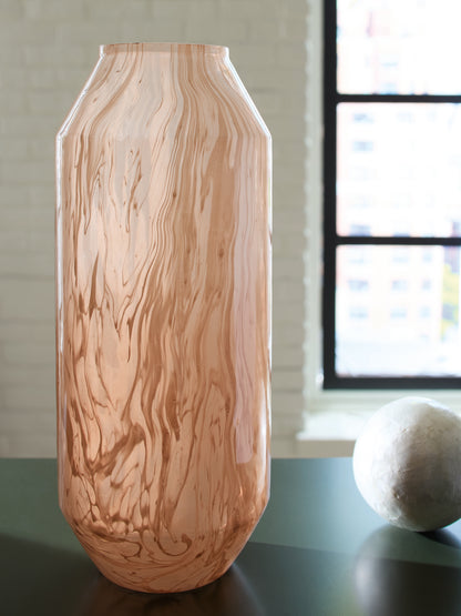 Cassel Furniture Outlet - Ashley Furniture - Dushby Vase - Vase / Blush Pink - A2000729