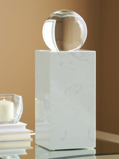 Cassel Furniture Outlet - Ashley Furniture - Sellner Sculpture - Sculpture / Clear/White - A2000778