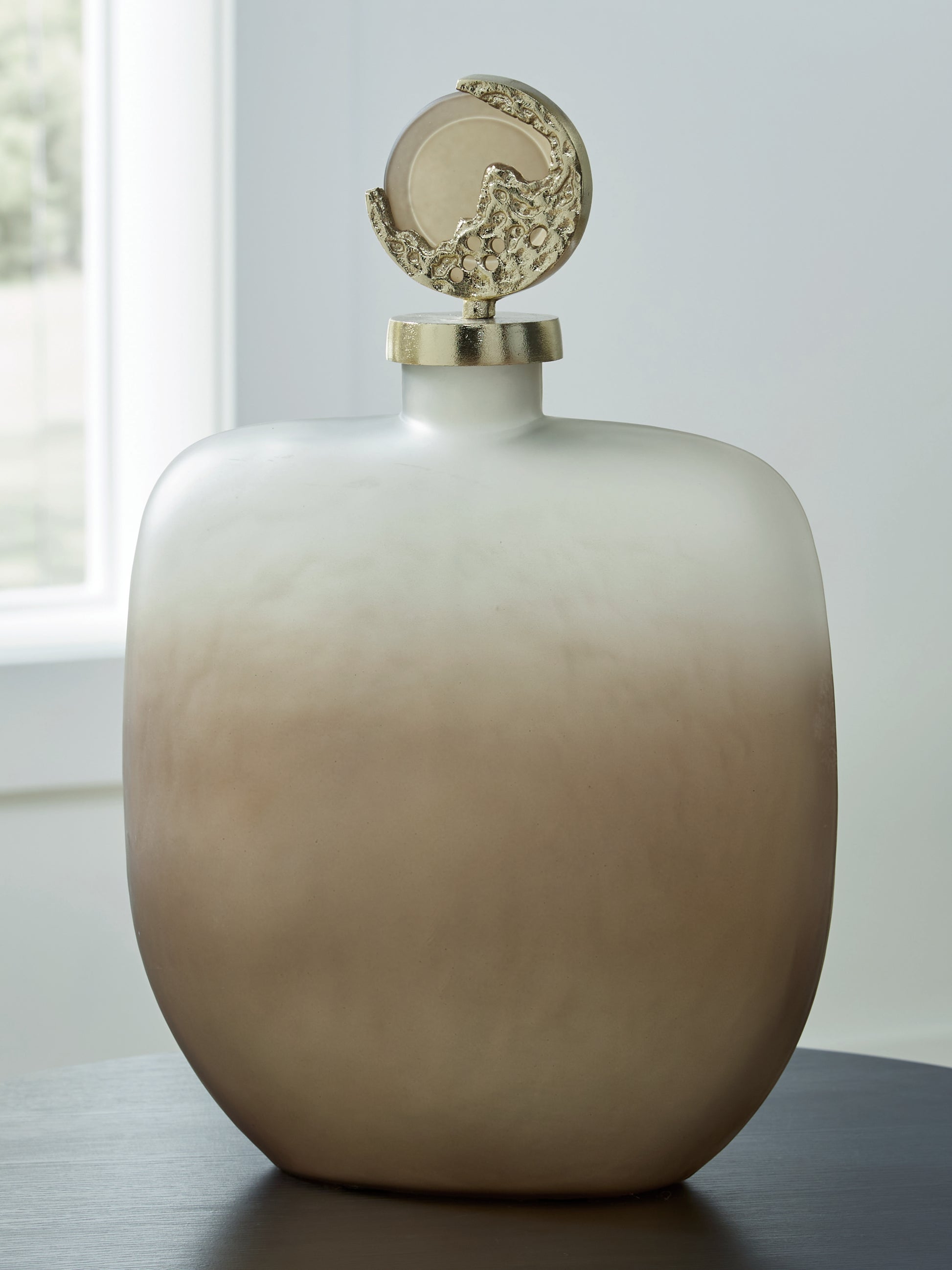 Cassel Furniture Outlet - Ashley Furniture - Acario Jar - Jar / Taupe/Gold Finish - A2000782