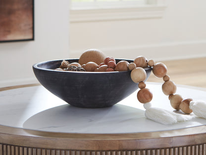 Cassel Furniture Outlet - Ashley Furniture - Meadie Bowl - Bowl / Distressed Black - A2000792