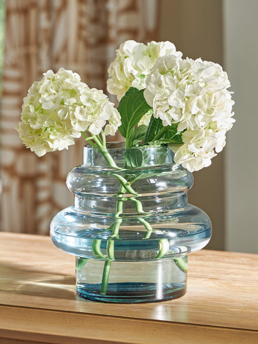 Cassel Furniture Outlet - Ashley Furniture - Vallmen Vase - Vase / Blue - A2000799