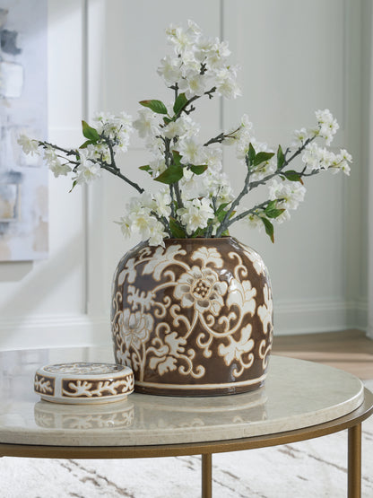 Cassel Furniture Outlet - Ashley Furniture - Adalham Jar - Jar / Brown/Cream - A2000910