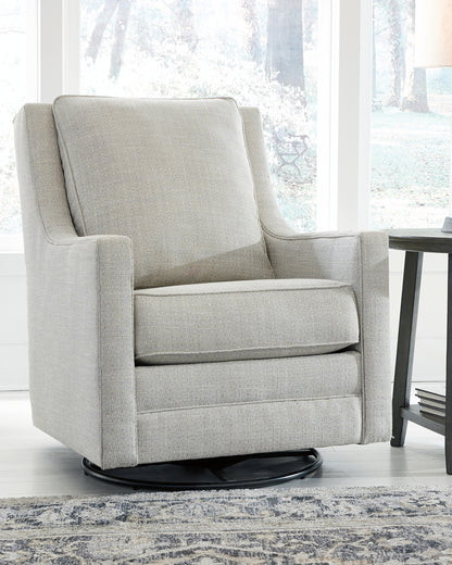Cassel Furniture Outlet - Ashley Furniture - Kambria Swivel Glider Accent Chair - Swivel Glider Accent Chair / Frost - A3000206
