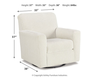 Herstow Swivel Glider Accent Chair