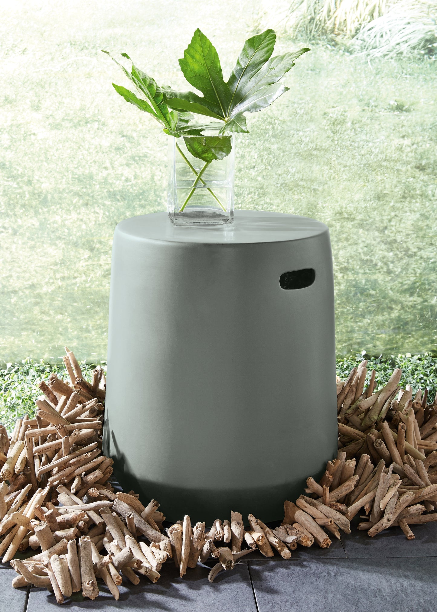 Cassel Furniture Outlet - Ashley Furniture - Kalmunds Stool - Stool / Gray - A3000634