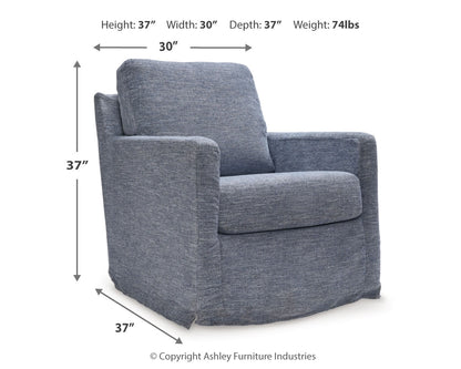 Nenana Next-Gen Nuvella Swivel Glider Accent Chair