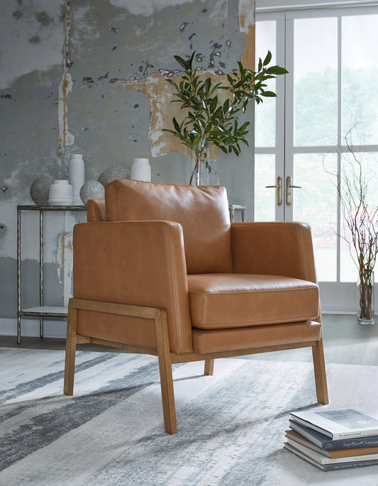 Cassel Furniture Outlet - Ashley Furniture - Numund Accent Chair - Accent Chair / Caramel - A3000670