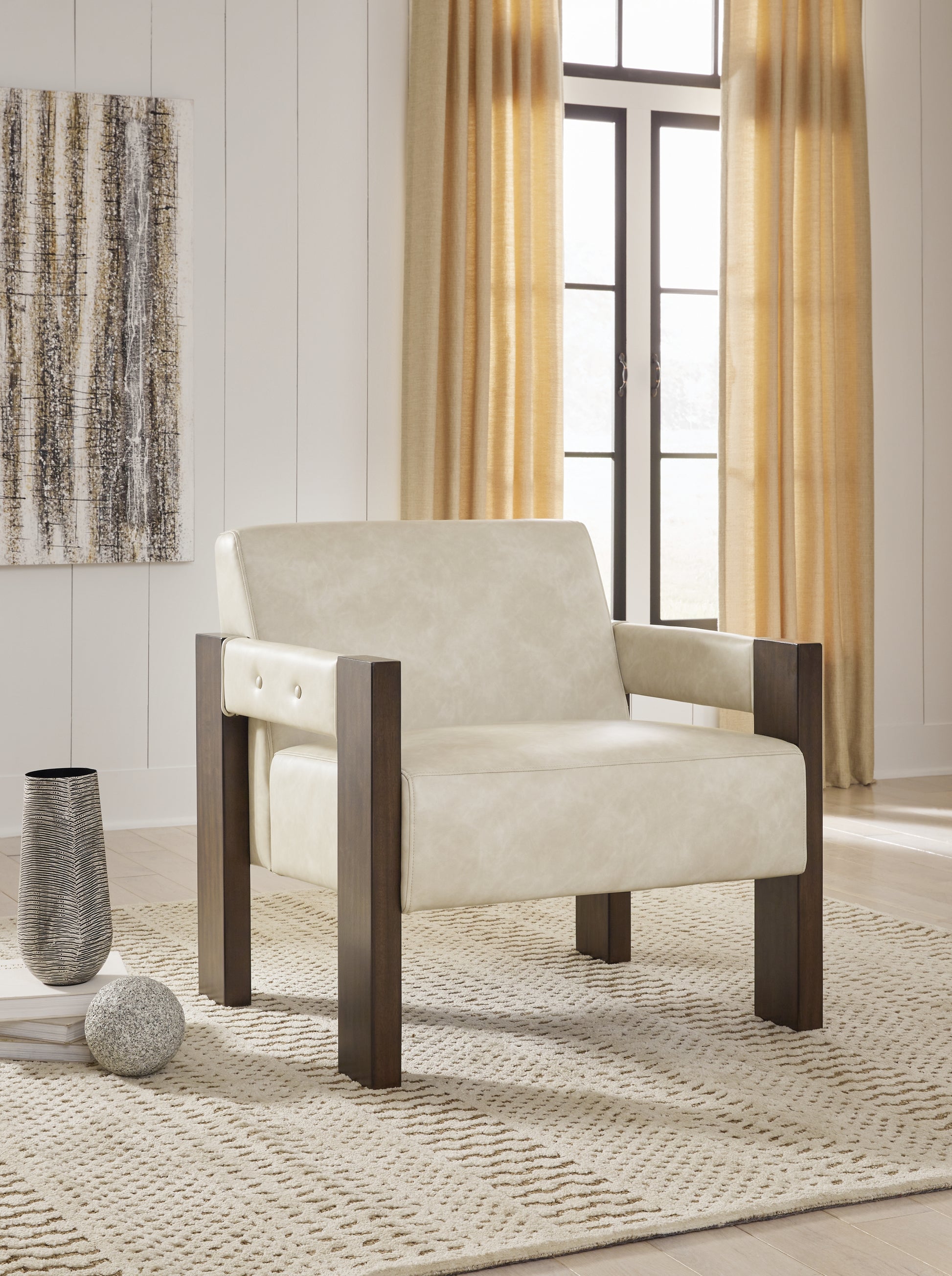 Cassel Furniture Outlet - Ashley Furniture - Adlanlock Accent Chair - Accent Chair / Bone - A3000694