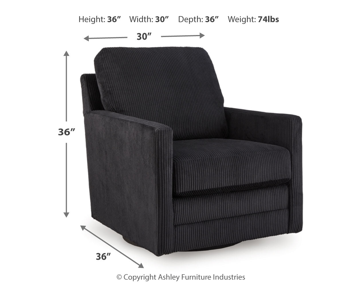 Icaman Swivel Accent Chair