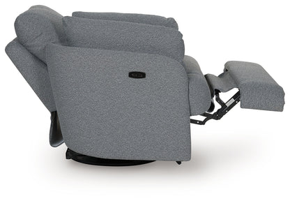 Alainmont Next-Gen Nuvella Swivel Power Recliner