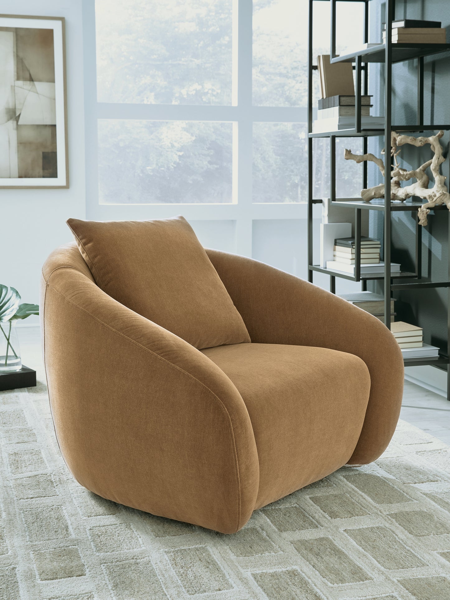 Cassel Furniture Outlet - Ashley Furniture - Yahya Swivel Accent Chair - Swivel Accent Chair - A3000781