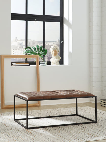 Cassel Furniture Outlet - Ashley Furniture - Junsor Living Room - Cocktail Ottoman - A3000826