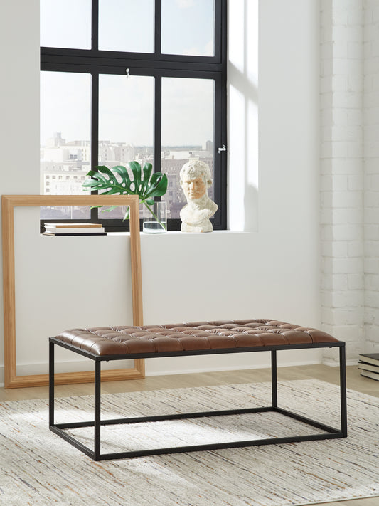 Cassel Furniture Outlet - Ashley Furniture - Junsor Living Room - Cocktail Ottoman - A3000826