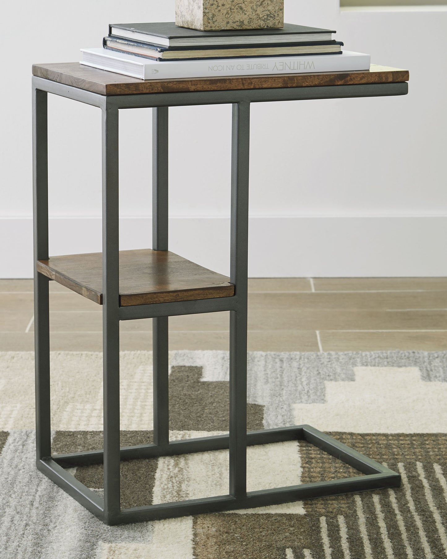 Cassel Furniture Outlet - Ashley Furniture - Forestmin Accent Table - Accent Table / Natural/Black - A4000049