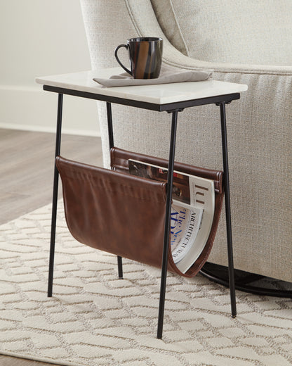 Cassel Furniture Outlet - Ashley Furniture - Etanbury Accent Table - Accent Table / Brown/Black/White - A4000254