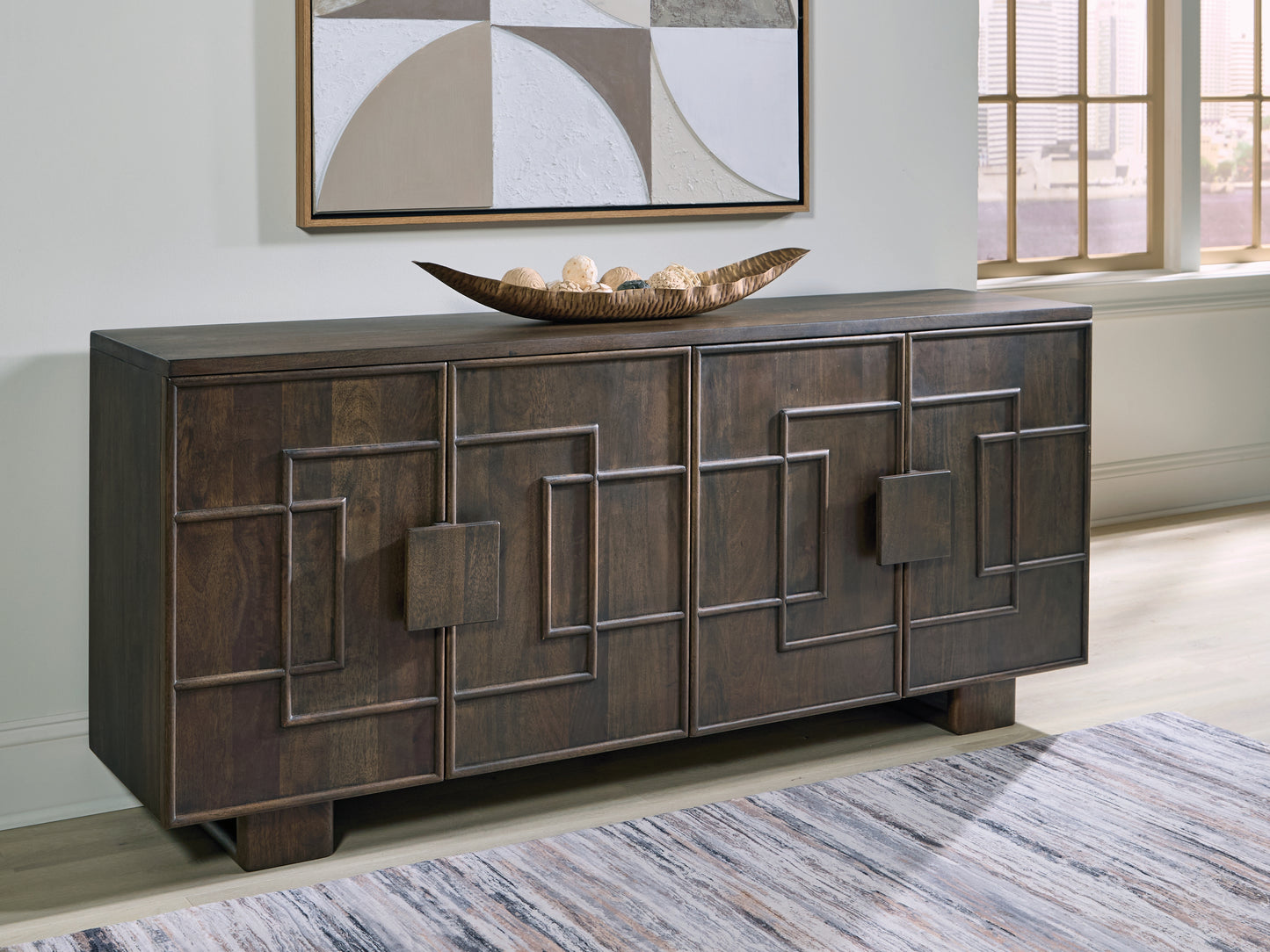 Cassel Furniture Outlet - Ashley Furniture - Cato Accent Cabinet - Accent Cabinet / Dark Brown - A4000682