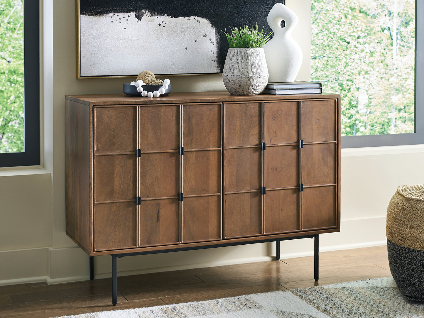 Cassel Furniture Outlet - Ashley Furniture - Juddins Accent Cabinet - Accent Cabinet / Brown - A4000692