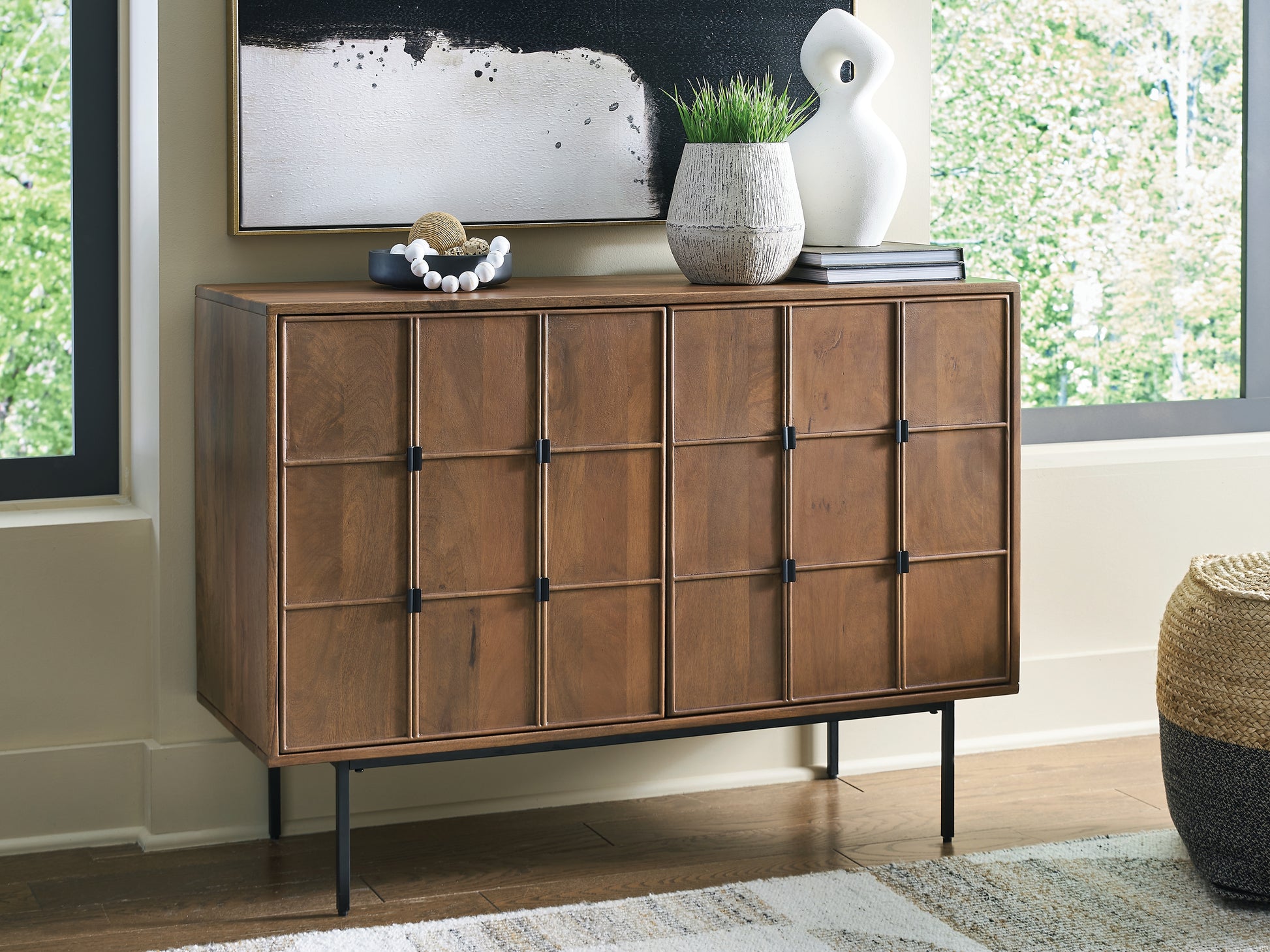 Cassel Furniture Outlet - Ashley Furniture - Juddins Accent Cabinet - Accent Cabinet / Brown - A4000692