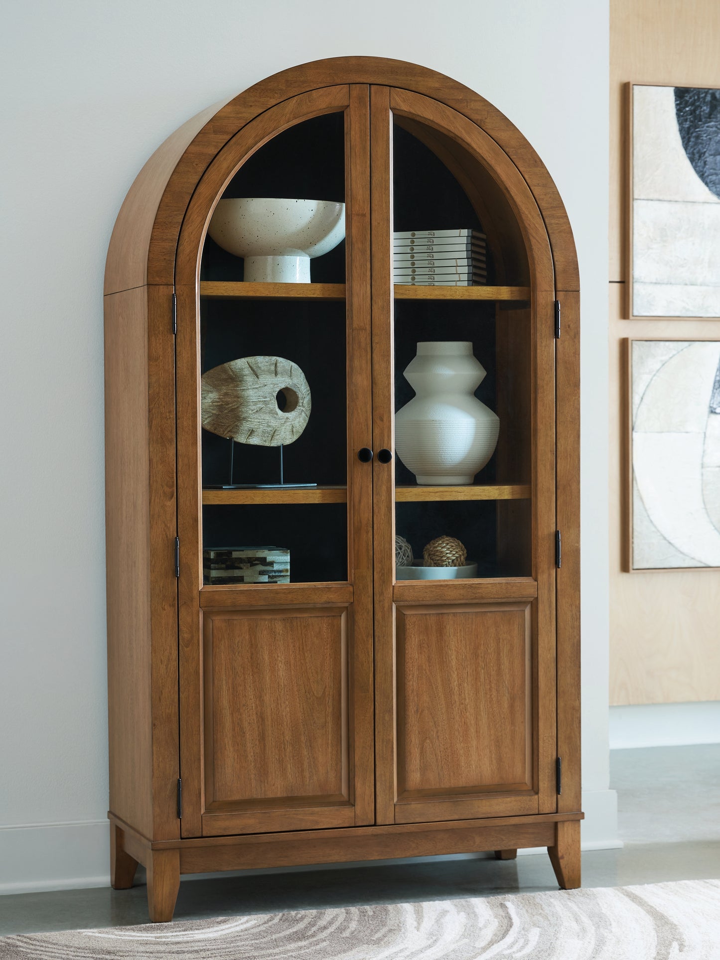 Cassel Furniture Outlet - Ashley Furniture - Dagandale Accent Cabinet - Accent Cabinet / Natural/Black - A4000705