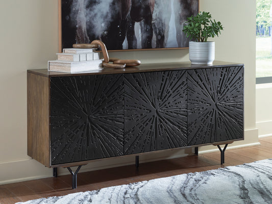 Cassel Furniture Outlet - Ashley Furniture - Lavinmont Accent Cabinet - Accent Cabinet / Multi Brown - A4000710