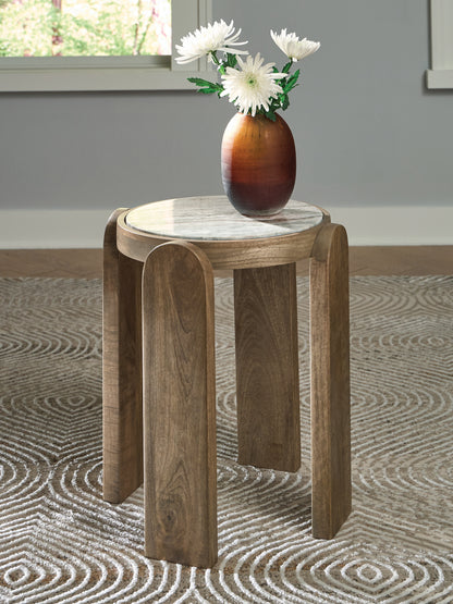 Cassel Furniture Outlet - Ashley Furniture - Gavrilley Accent Table - Accent Table / Gray/White/Brown - A4000722