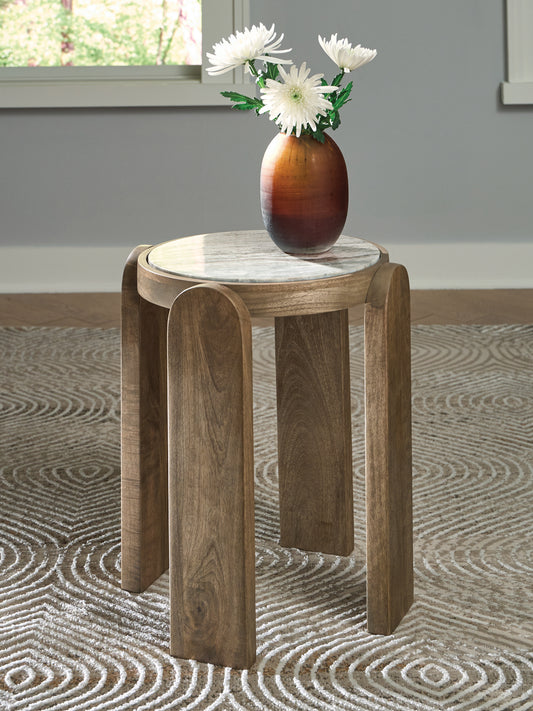 Cassel Furniture Outlet - Ashley Furniture - Gavrilley Accent Table - Accent Table / Gray/White/Brown - A4000722