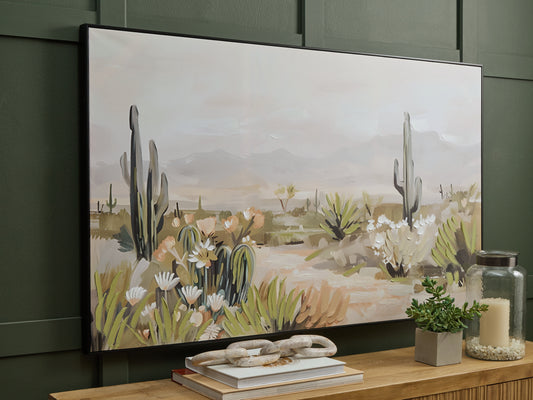 Cassel Furniture Outlet - Ashley Furniture - Sidworth Wall Decor - Wall Art / Green/Beige/Gray - A8000480