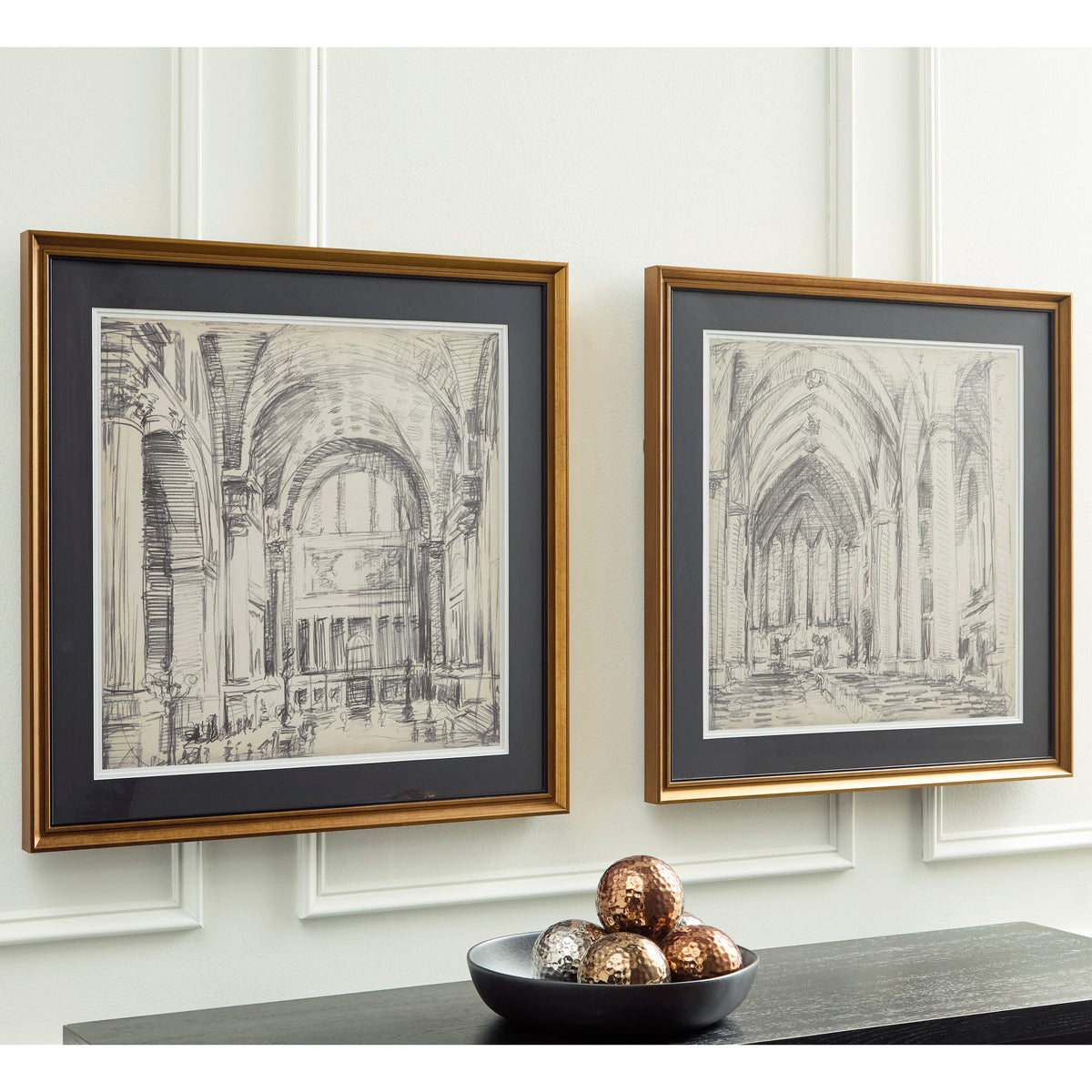 Cassel Furniture Outlet - Ashley Furniture - Downyard Wall Decor - Wall Art Set (Set of 2) - A8000548