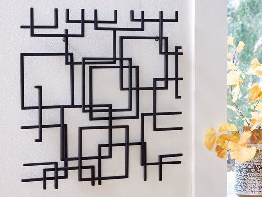 Cassel Furniture Outlet - Ashley Furniture - Aadanton Wall Decor - Wall Decor / Black - A8010400