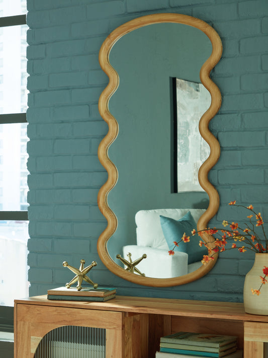 Cassel Furniture Outlet - Ashley Furniture - Serendis Mirror - Accent Mirror / Brown - A8010412