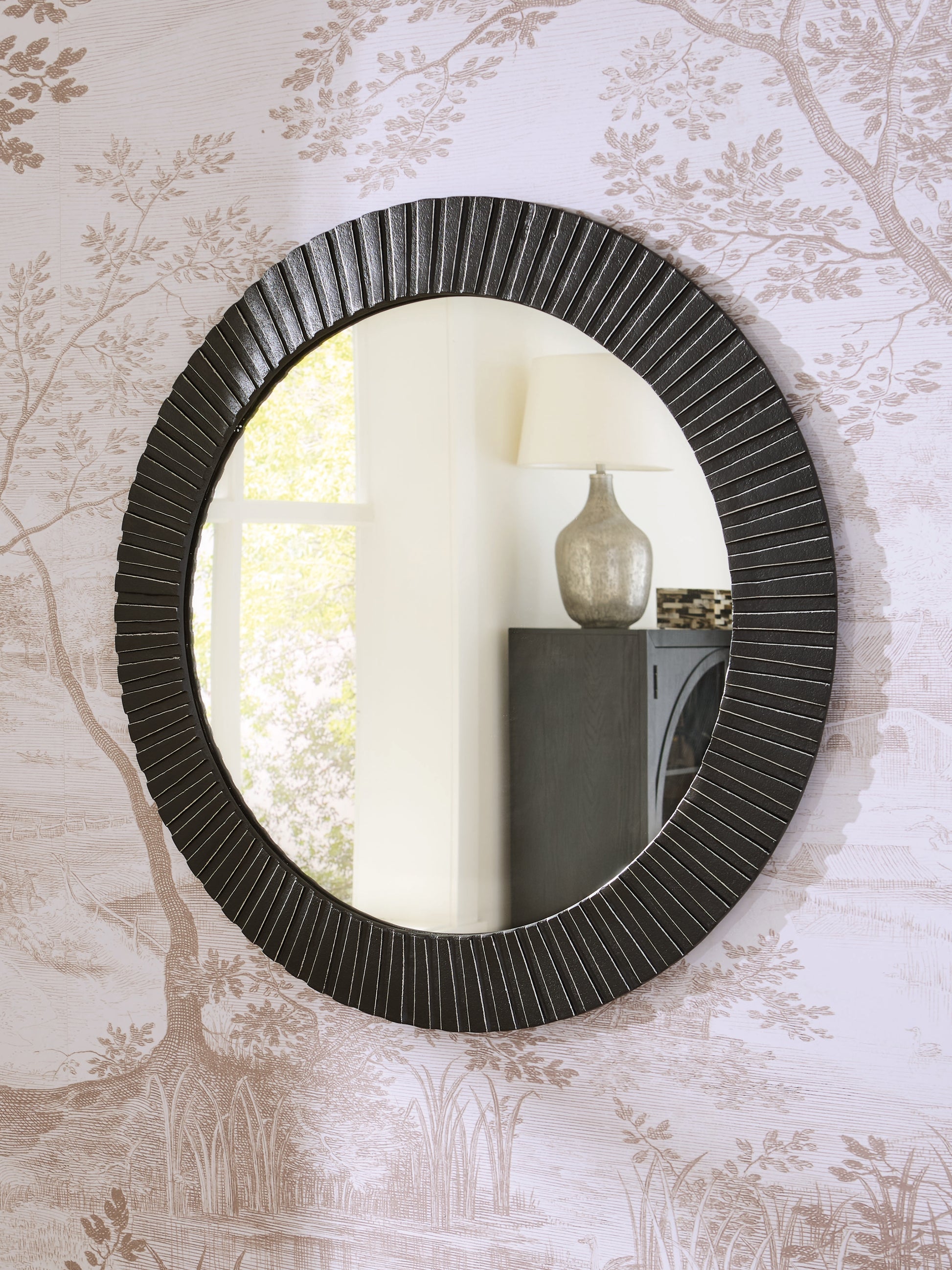 Cassel Furniture Outlet - Ashley Furniture - Ozias Mirror - Accent Mirror / Black - A8010417