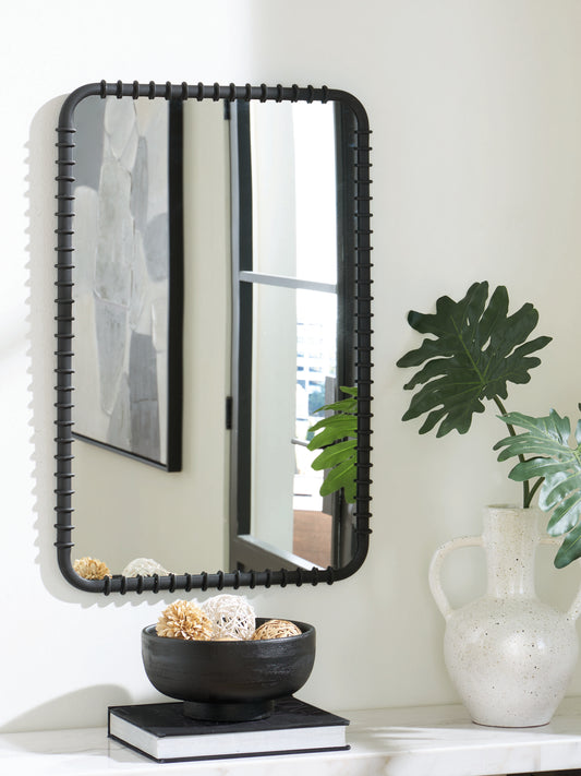 Cassel Furniture Outlet - Ashley Furniture - Judlow Mirror - Accent Mirror / Black - A8010419