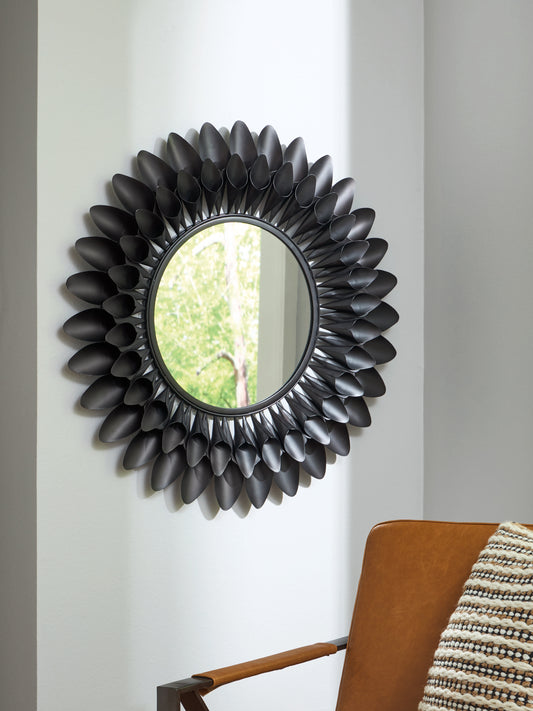 Cassel Furniture Outlet - Ashley Furniture - Ryenmour Mirror - Accent Mirror / Oil Rubbed Bronze Finish - A8010421