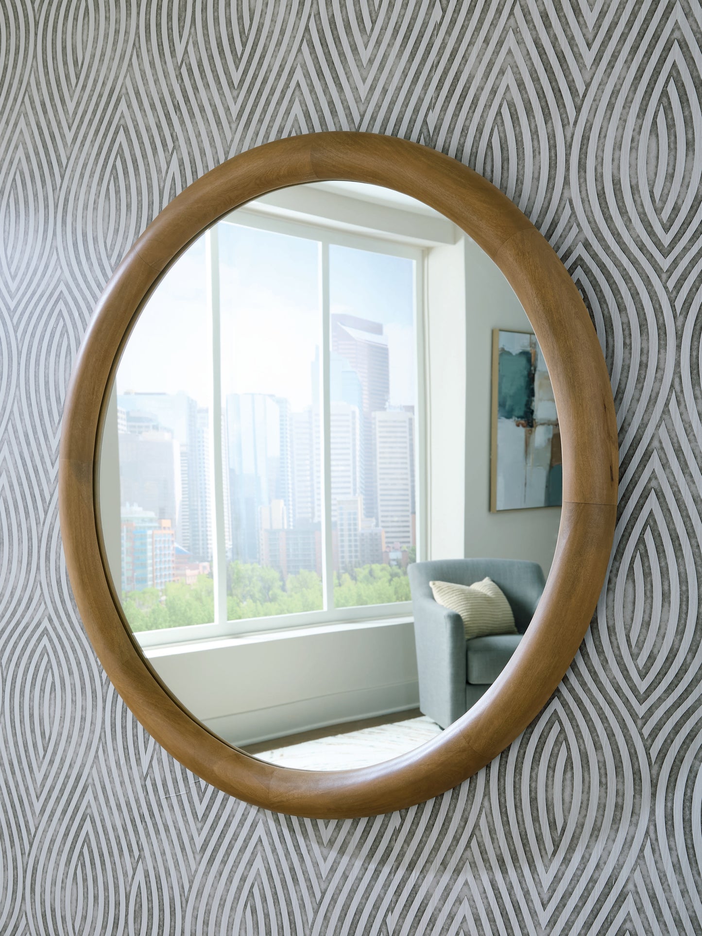 Cassel Furniture Outlet - Ashley Furniture - Yadiel Mirror - Accent Mirror / Brown - A8010426