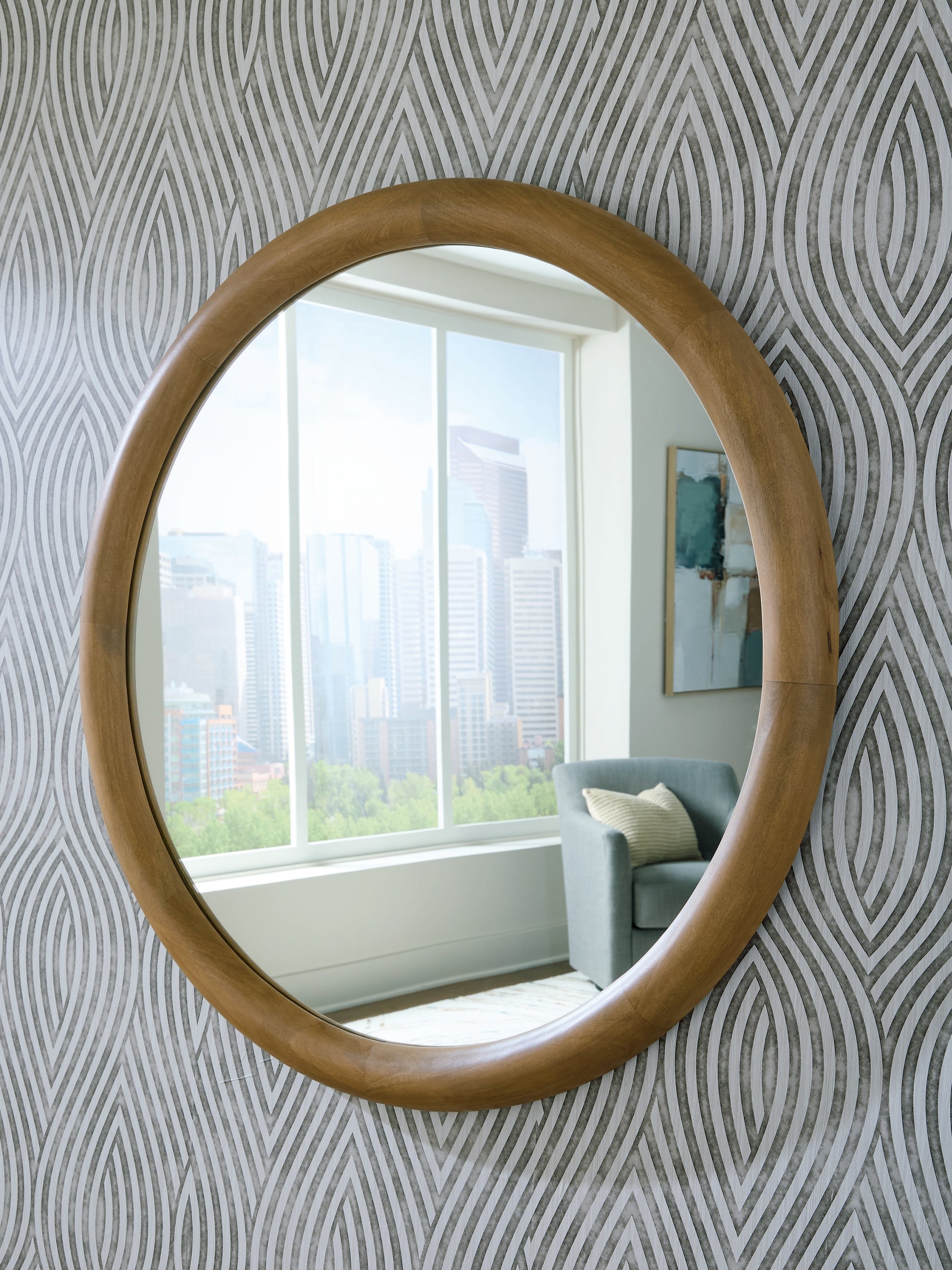 Cassel Furniture Outlet - Ashley Furniture - Yadiel Mirror - Accent Mirror / Brown - A8010426