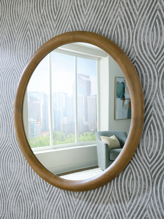 Cassel Furniture Outlet - Ashley Furniture - Yadiel Mirror - Accent Mirror / Brown - A8010426