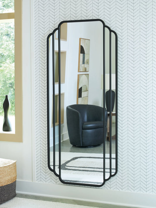 Cassel Furniture Outlet - Ashley Furniture - Antigone Mirror - Floor Mirror / Black - A8010434