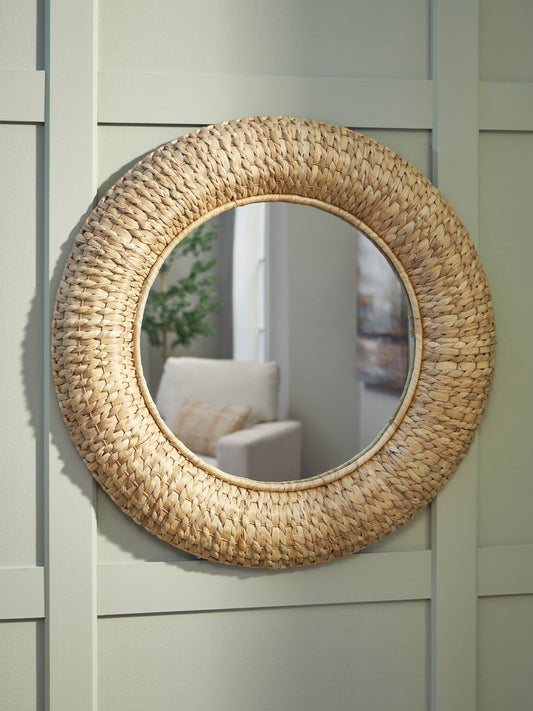 Cassel Furniture Outlet - Ashley Furniture - Briggsburg Mirror - Accent Mirror / Natural - A8010437