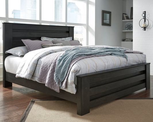 Cassel Furniture Outlet - Ashley Furniture - Brinxton Bedroom - Full Panel Bed / Charcoal - B249B5