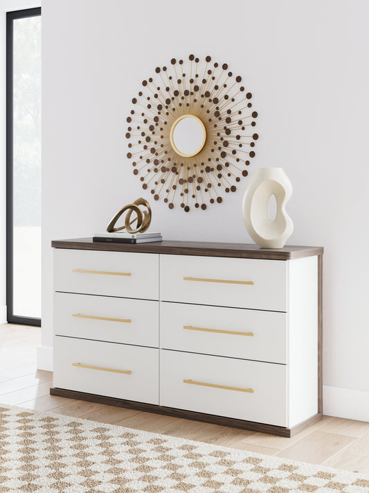 Cassel Furniture Outlet - Ashley Furniture - Kendanport Bedroom - Dresser and Mirror / Brown - PCB1108B1