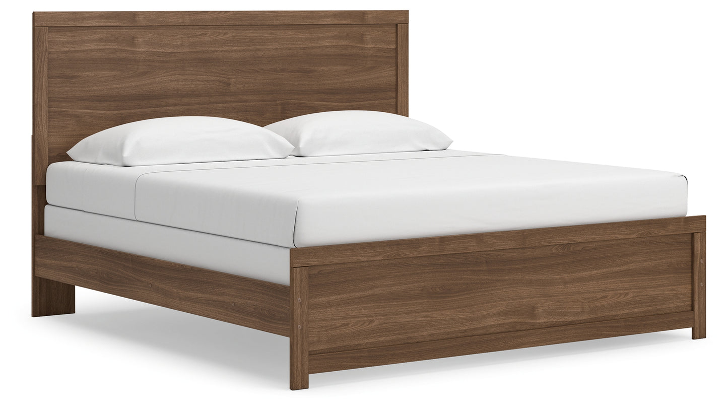 Cassel Furniture Outlet - Ashley Furniture - Broachmyn Bedroom - King Panel Bed / Auburn - PCB1116B6