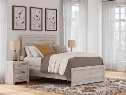 Cassel Furniture Outlet - Ashley Furniture - Broachmyn Bedroom - Full Panel Bed / Gray - PCB1120B9
